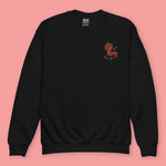 Load image into Gallery viewer, Year of the Dragon Embroidered Kids Sweatshirt - Ni De Mama Chinese Clothing
