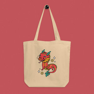 Year of the Dragon Tote Bag - Ni De Mama Chinese Clothing