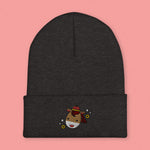 Load image into Gallery viewer, Year of the Horse Embroidered Beanie - Ni De Mama Chinese Clothing

