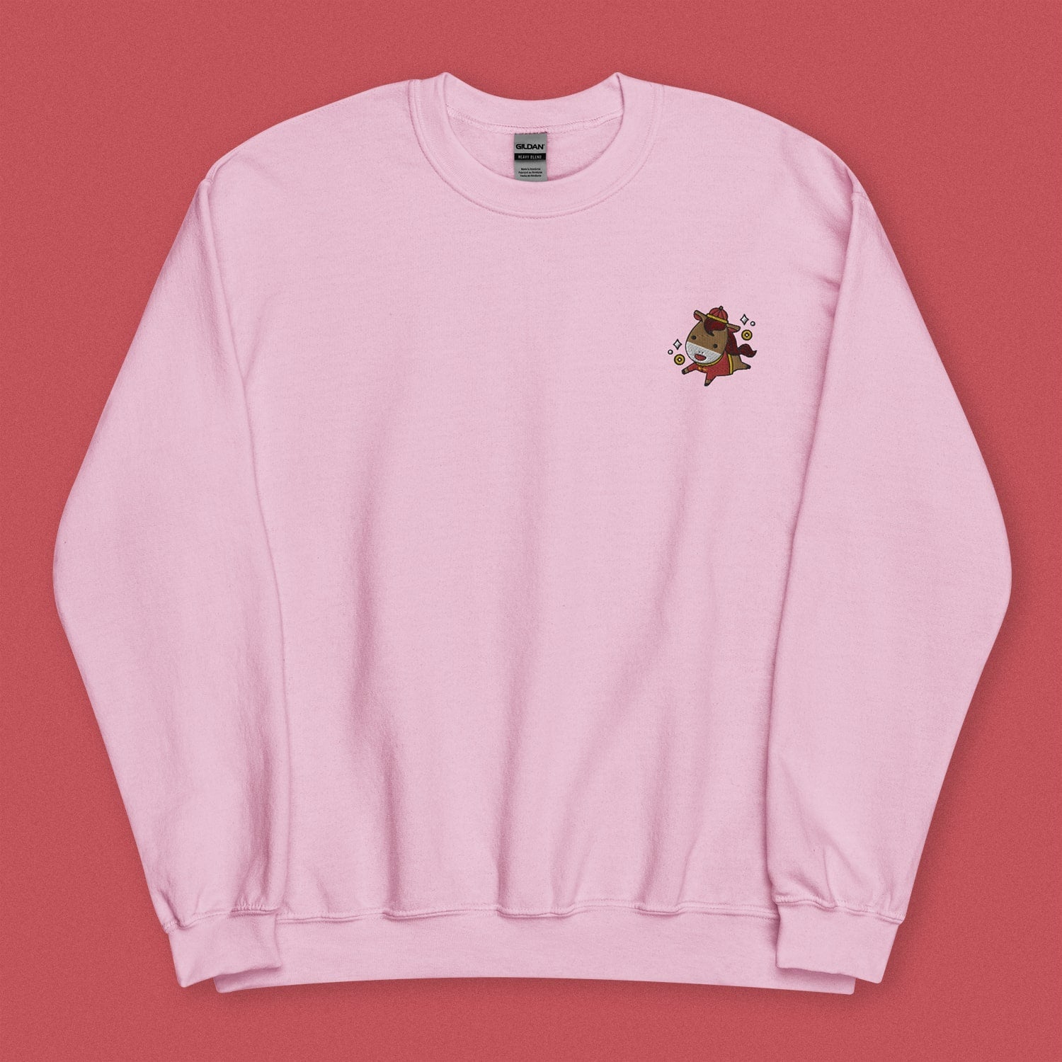 Year of the Horse Embroidered Sweatshirt - Ni De Mama Chinese Clothing