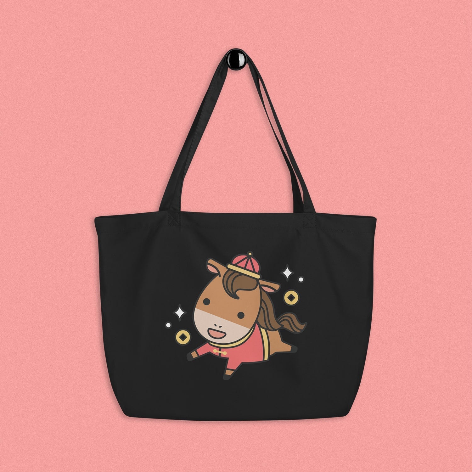 Year of the Horse Large Tote - Ni De Mama Chinese Clothing