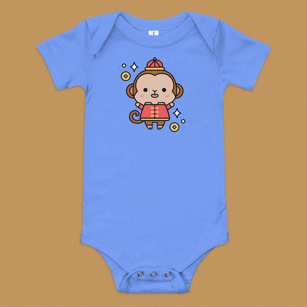 Year of the Monkey Baby Onesie - Ni De Mama Chinese Clothing