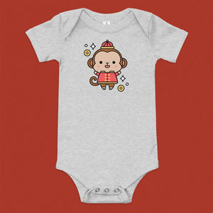 Year of the Monkey Baby Onesie - Ni De Mama Chinese Clothing