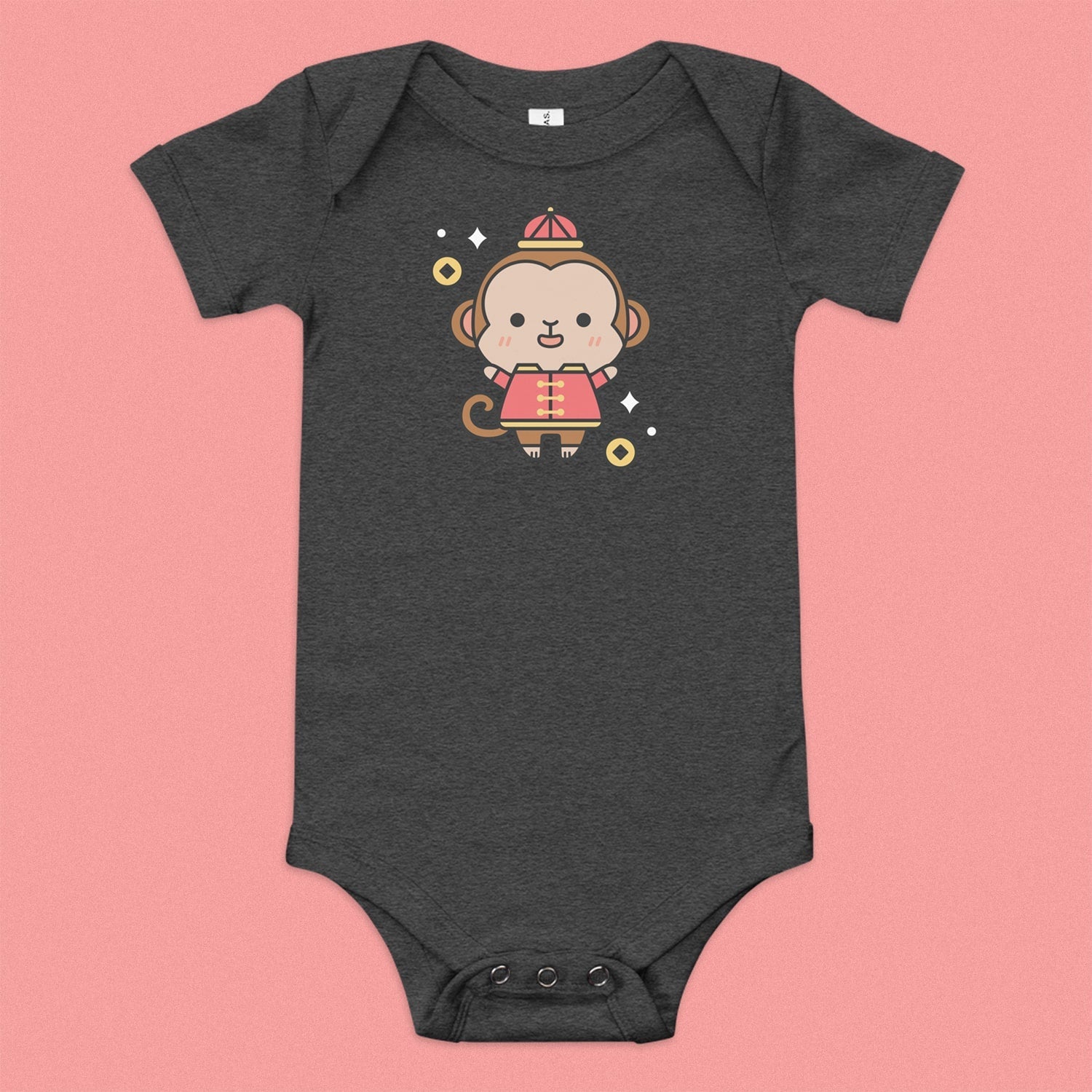 Year of the Monkey Baby Onesie - Ni De Mama Chinese Clothing
