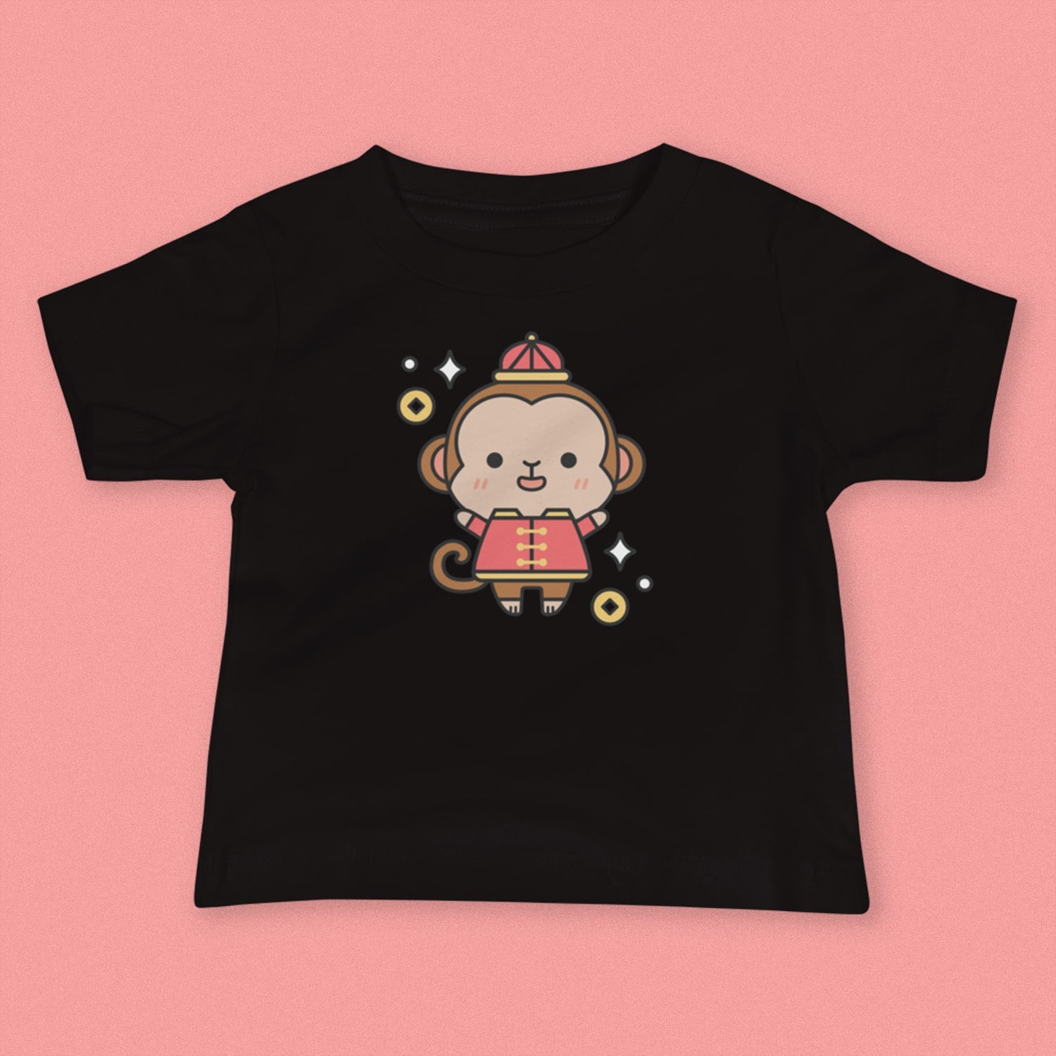 Year of the Monkey Baby T-Shirt - Ni De Mama Chinese Clothing