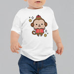 Load image into Gallery viewer, Year of the Monkey Baby T-Shirt - Ni De Mama Chinese Clothing
