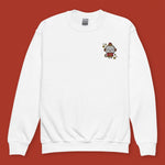 Load image into Gallery viewer, Year of the Monkey Embroidered Kids Sweatshirt - Ni De Mama Chinese Clothing
