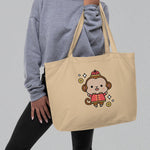 Load image into Gallery viewer, Year of the Monkey Large Tote - Ni De Mama Chinese Clothing
