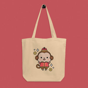 Year of the Monkey Tote Bag - Ni De Mama Chinese Clothing