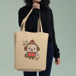 Load image into Gallery viewer, Year of the Monkey Tote Bag - Ni De Mama Chinese Clothing
