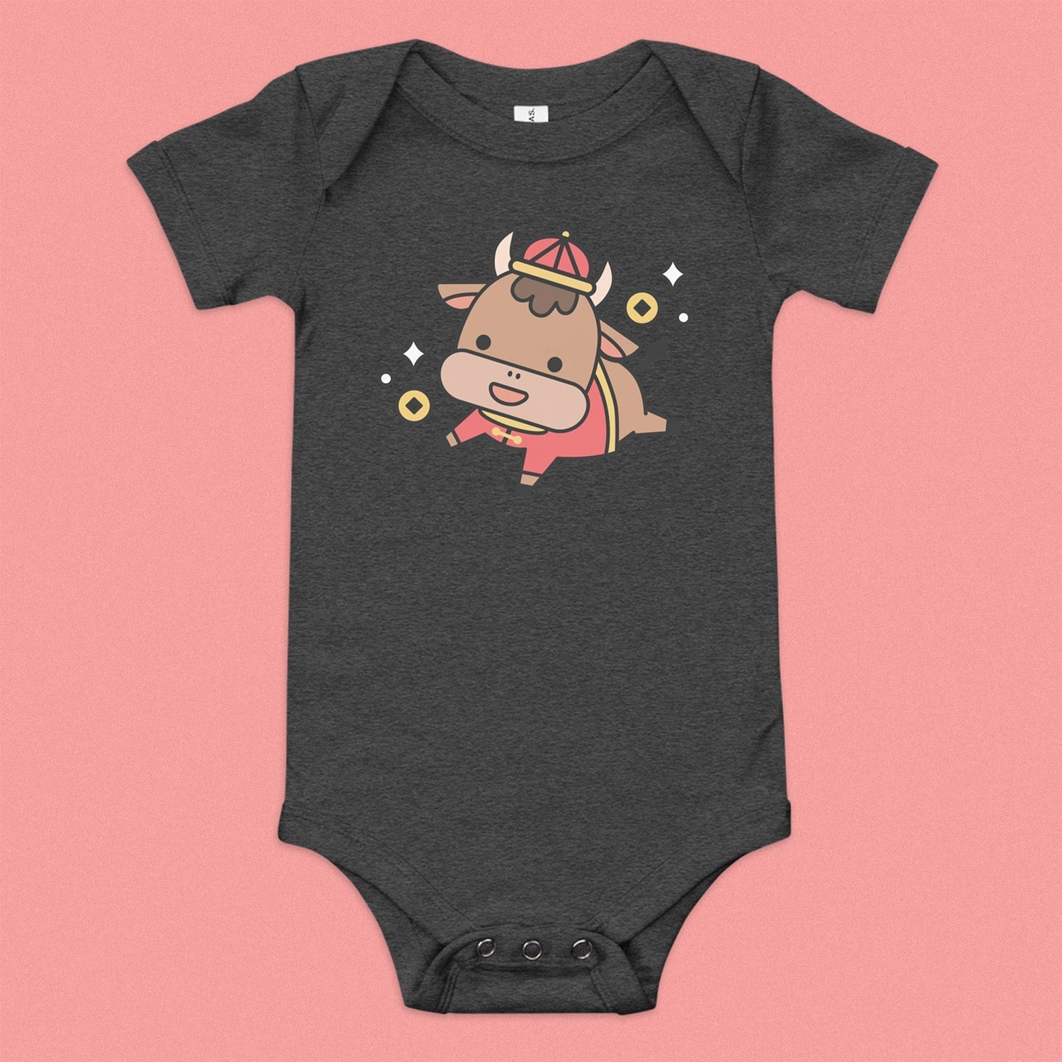 Year of the Ox Baby Onesie - Ni De Mama Chinese Clothing