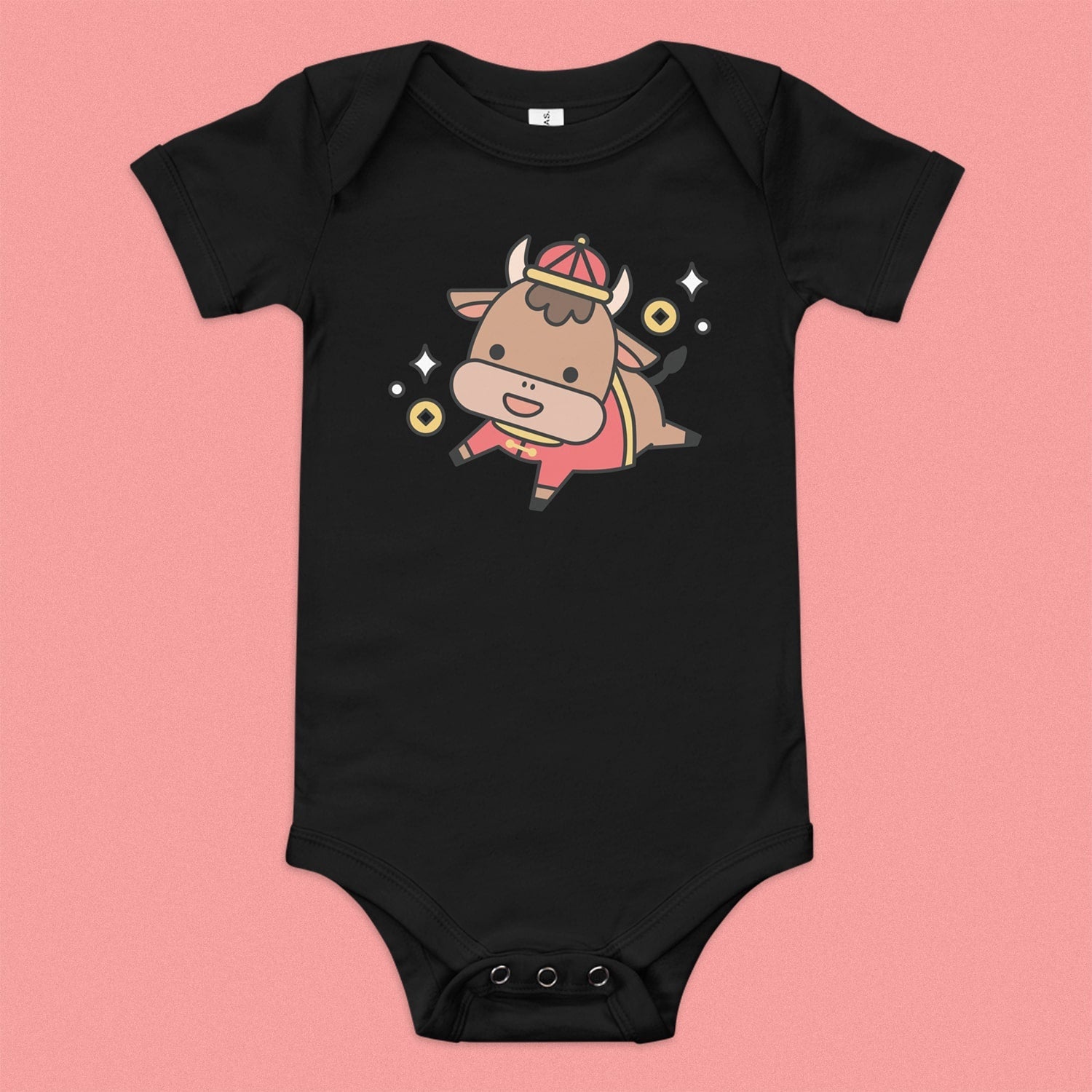 Year of the Ox Baby Onesie - Ni De Mama Chinese Clothing