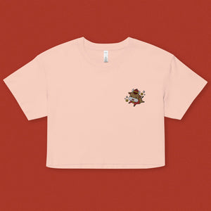 Year of the Ox Embroidered Crop T-Shirt - Ni De Mama Chinese Clothing