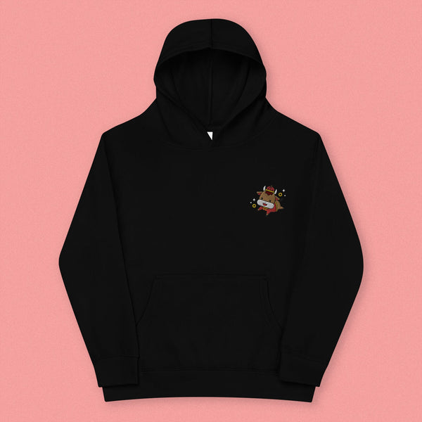 Year of the Ox Embroidered Kids Hoodie - Ni De Mama Chinese Clothing