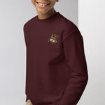 Load image into Gallery viewer, Year of the Ox Embroidered Kids Sweatshirt - Ni De Mama Chinese Clothing
