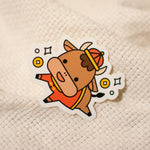 Load image into Gallery viewer, Year of the Ox Vinyl Sticker - Ni De Mama Chinese Clothing
