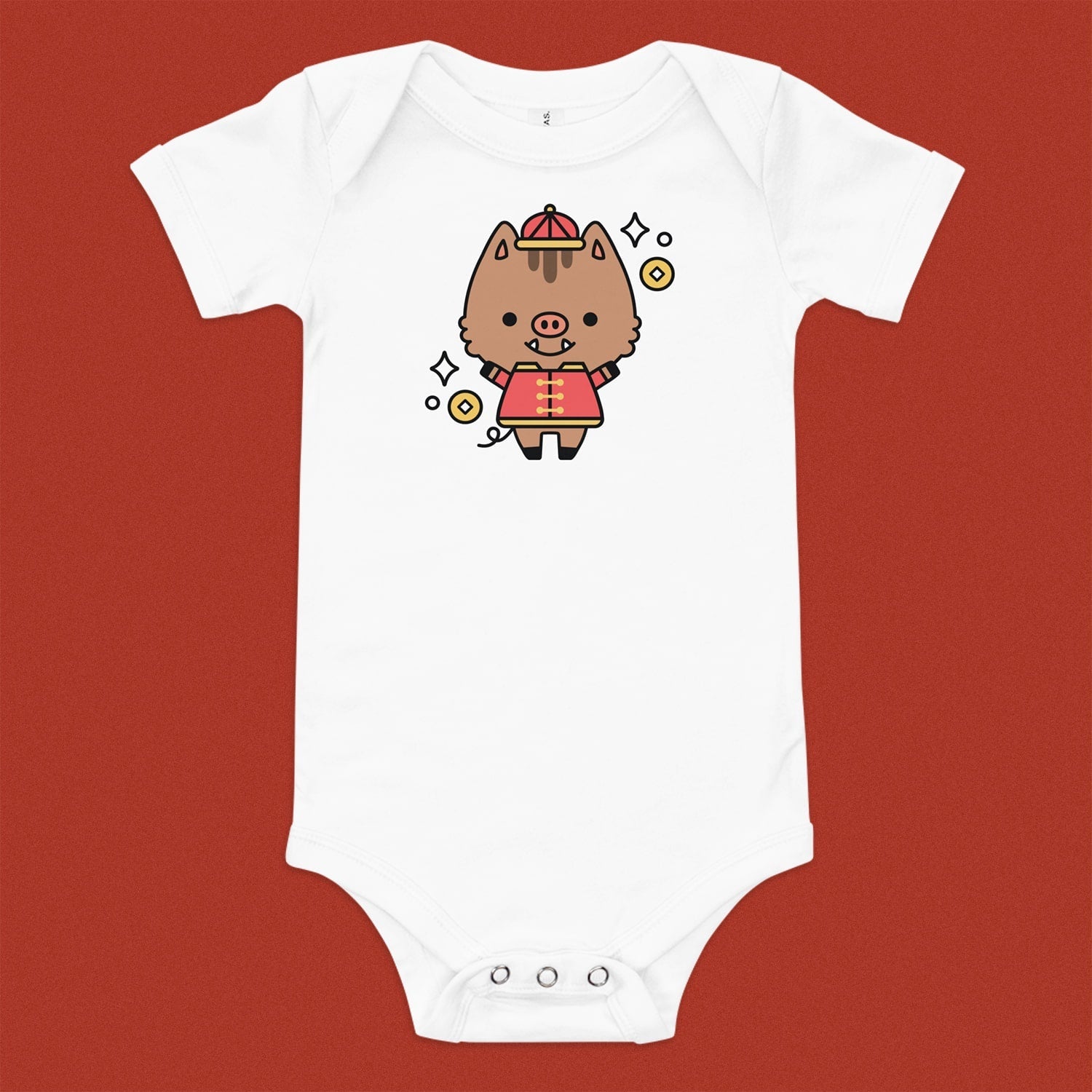 Year of the Pig Baby Onesie - Ni De Mama Chinese Clothing