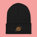 Load image into Gallery viewer, Year of the Pig Embroidered Beanie - Ni De Mama Chinese Clothing
