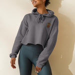 Load image into Gallery viewer, Year of the Pig Embroidered Crop Hoodie - Ni De Mama Chinese Clothing
