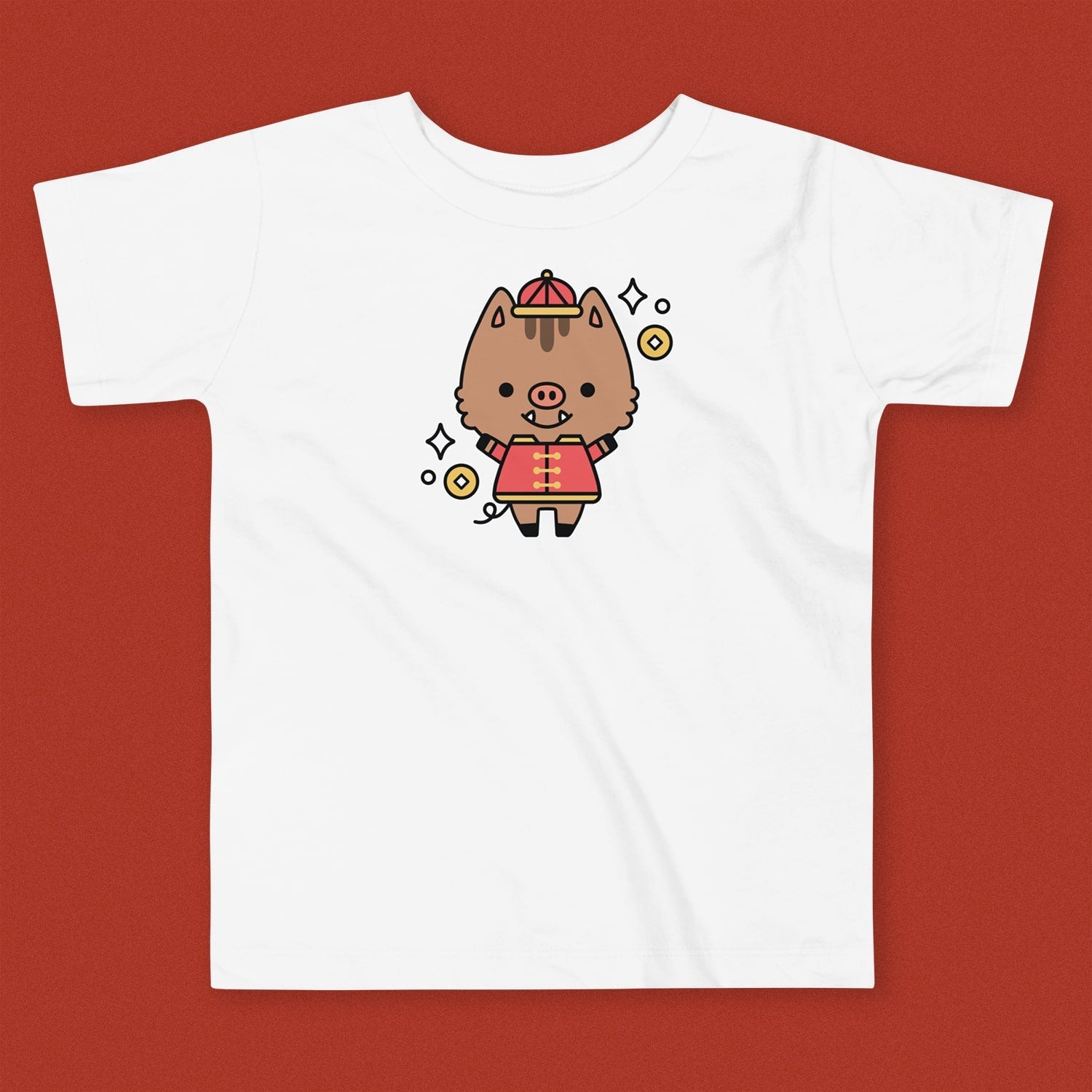 Year of the Pig Toddler T-Shirt - Ni De Mama Chinese Clothing