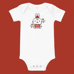 Load image into Gallery viewer, Year of the Rabbit Baby Onesie - Ni De Mama Chinese Clothing
