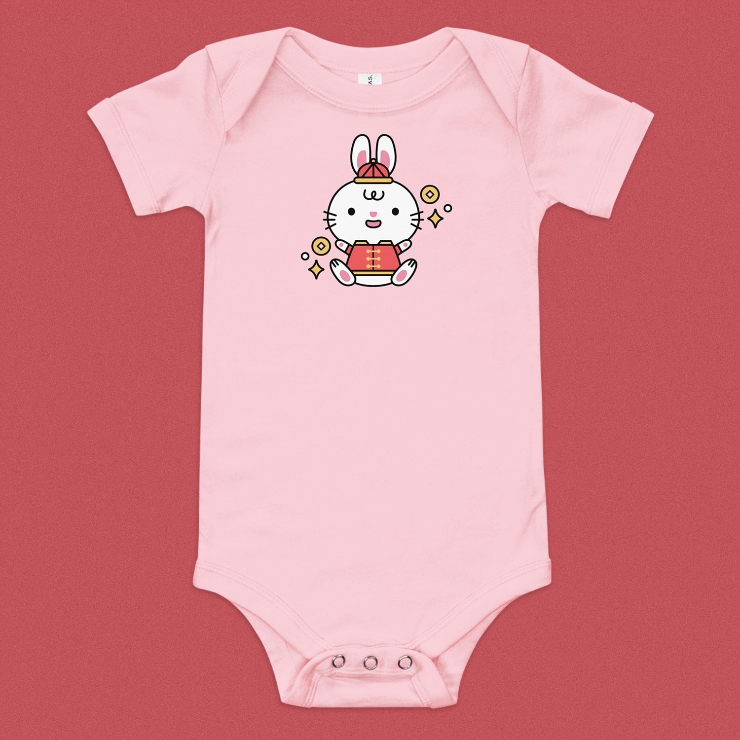 Year of the Rabbit Baby Onesie - Ni De Mama Chinese Clothing