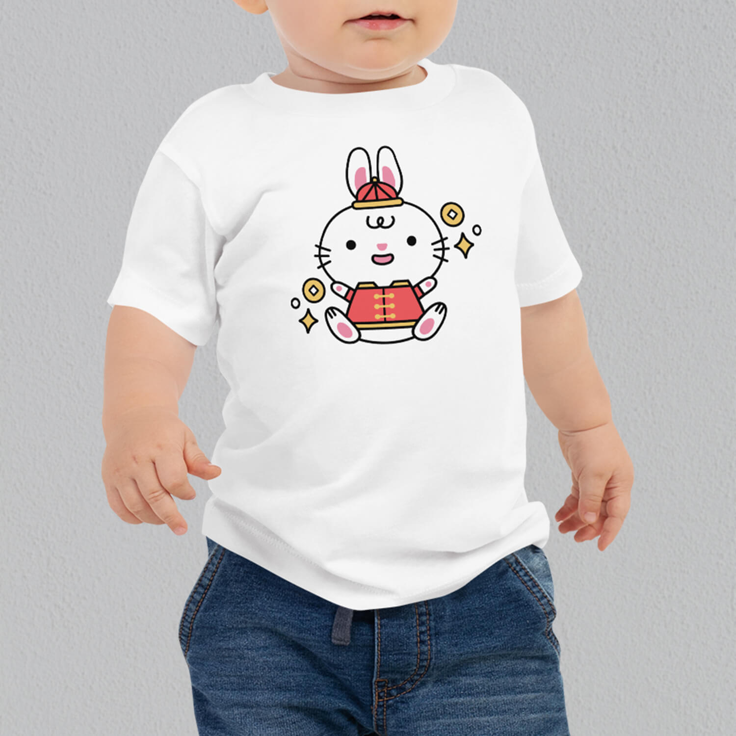 Year of the Rabbit Baby T-Shirt - Ni De Mama Chinese Clothing