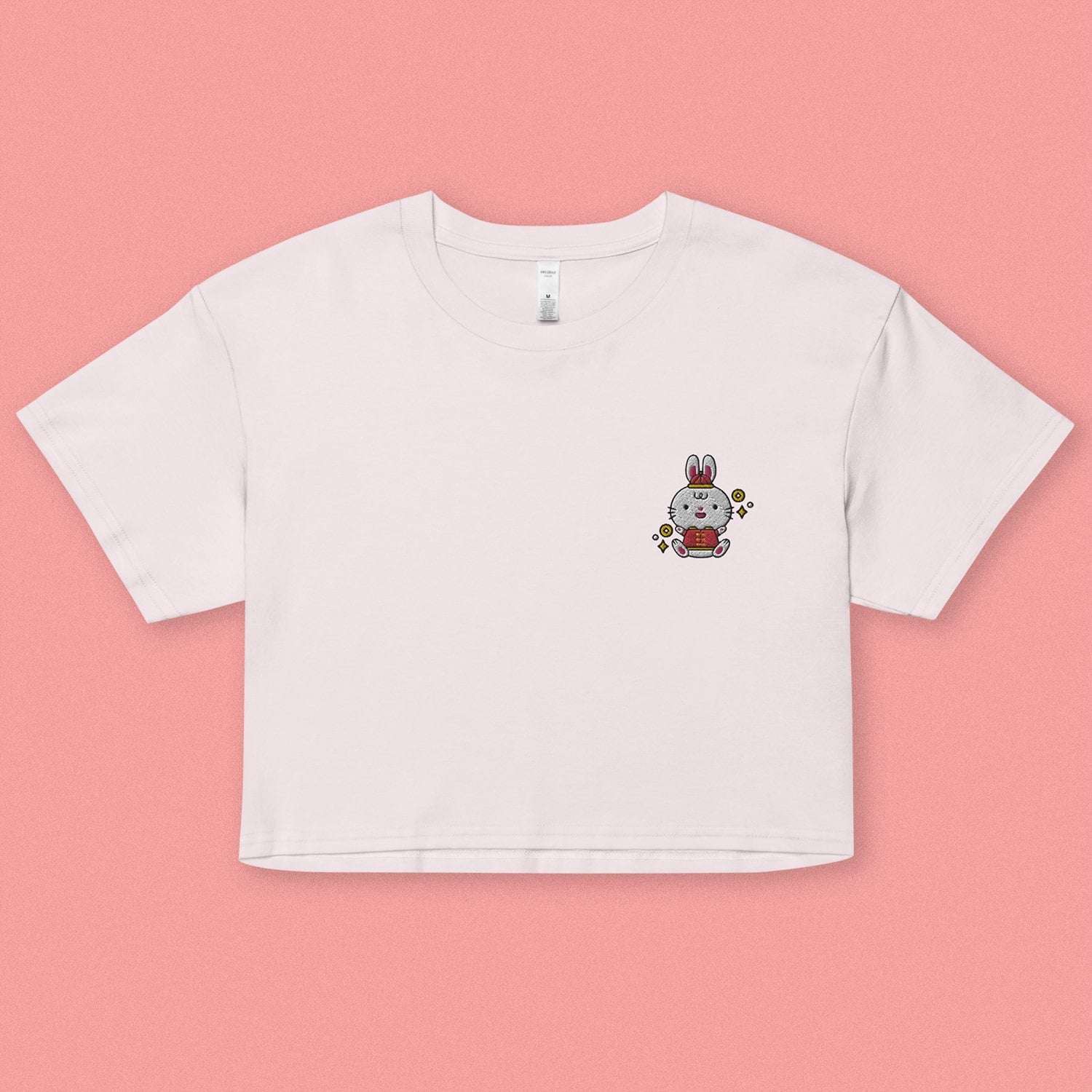 Year of the Rabbit Crop T-Shirt - Ni De Mama Chinese - Inspired Clothing | Soft Orchid , XS