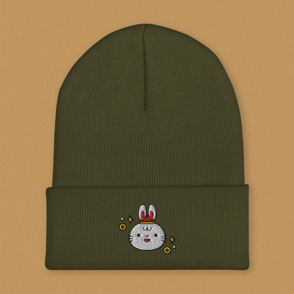 Year of the Rabbit - Chinese New Year Embroidered Beanie – Ni De Mama