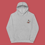 Load image into Gallery viewer, Year of the Rabbit Embroidered Kids Hoodie - Ni De Mama Chinese Clothing
