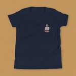 Load image into Gallery viewer, Year of the Rabbit Embroidered Kids T-Shirt - Ni De Mama Chinese Clothing

