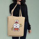 Load image into Gallery viewer, Year of the Rabbit Tote Bag - Ni De Mama Chinese Clothing
