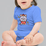 Load image into Gallery viewer, Year of the Rat Baby Onesie - Ni De Mama Chinese - Inspired Clothing | Heather Charcoal , 3 - 6m
