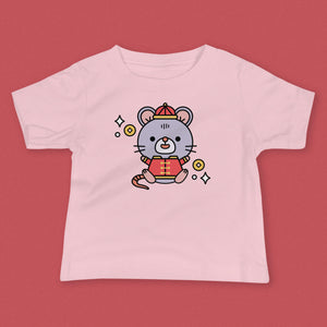 Year of the Rat Baby T-Shirt - Ni De Mama Chinese Clothing