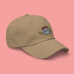 Load image into Gallery viewer, Year of the Rat Embroidered Cap - Ni De Mama Chinese - Inspired Clothing | Khaki ,
