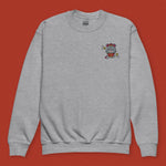 Load image into Gallery viewer, Year of the Rat Embroidered Kids Sweatshirt - Ni De Mama Chinese Clothing
