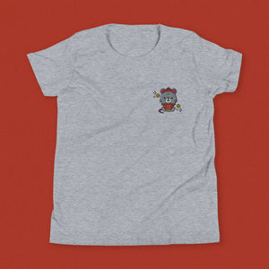 Year of the Rat Embroidered Kids T-Shirt - Ni De Mama Chinese Clothing