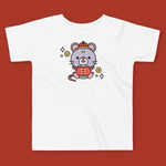 Load image into Gallery viewer, Year of the Rat Toddler T-Shirt - Ni De Mama Chinese - Inspired Clothing | White , 2T
