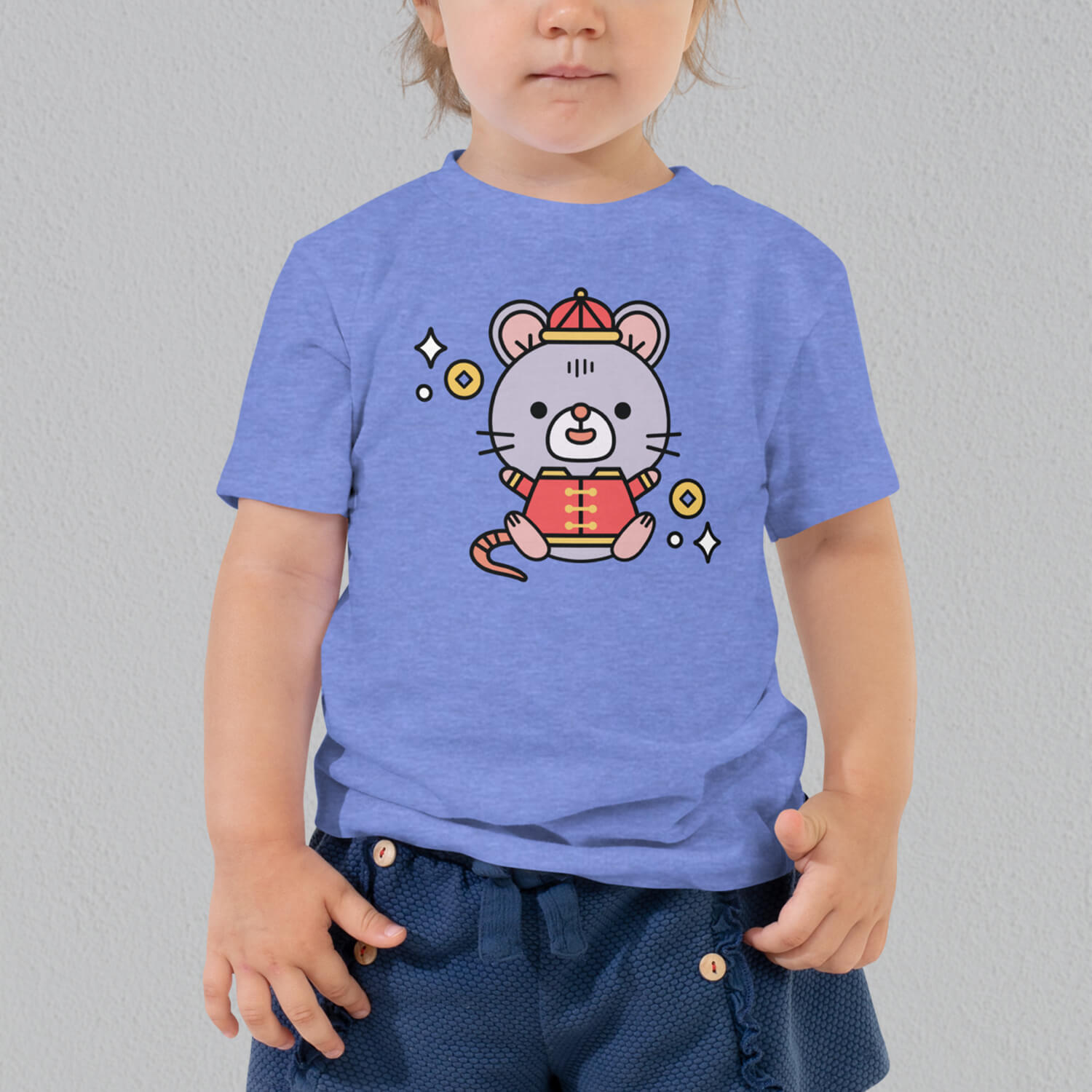 Year of the Rat Toddler T-Shirt - Ni De Mama Chinese - Inspired Clothing | White , 2T