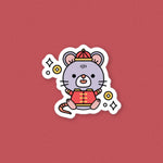 Load image into Gallery viewer, Year of the Rat Vinyl Sticker - Ni De Mama Chinese Clothing
