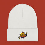 Load image into Gallery viewer, Year of the Rooster Embroidered Beanie - Ni De Mama Chinese Clothing
