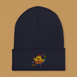 Load image into Gallery viewer, Year of the Rooster Embroidered Beanie - Ni De Mama Chinese Clothing
