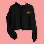 Load image into Gallery viewer, Year of the Rooster Embroidered Crop Hoodie - Ni De Mama Chinese Clothing
