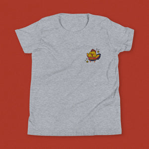 Year of the Rooster Embroidered Kids T-Shirt - Ni De Mama Chinese Clothing