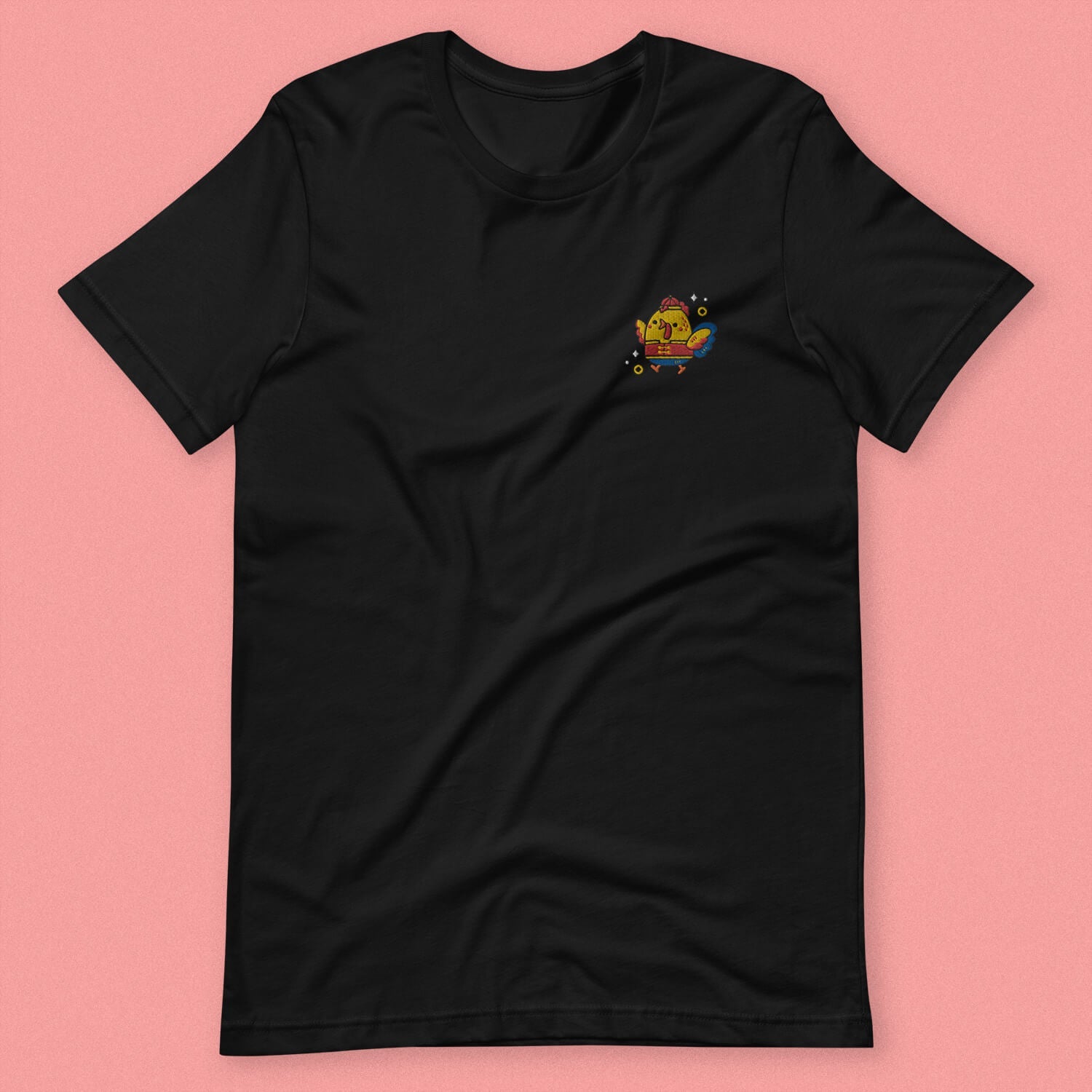 Year of the Rooster Embroidered T-Shirt - Ni De Mama Chinese Clothing