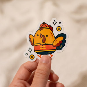 Year of the Rooster Vinyl Sticker - Ni De Mama Chinese Clothing