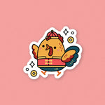 Load image into Gallery viewer, Year of the Rooster Vinyl Sticker - Ni De Mama Chinese Clothing

