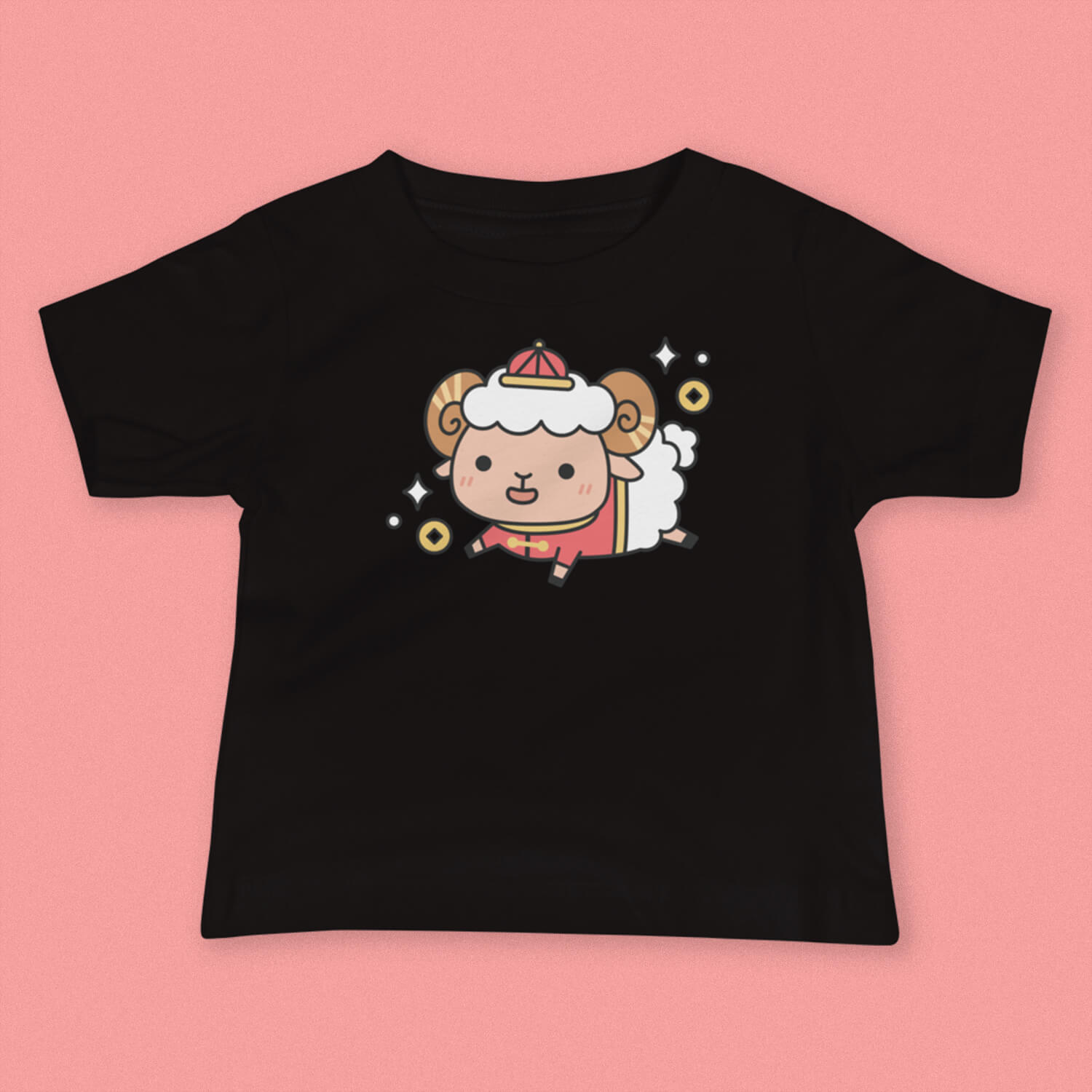 Year of the Sheep Baby T-Shirt - Ni De Mama Chinese Clothing