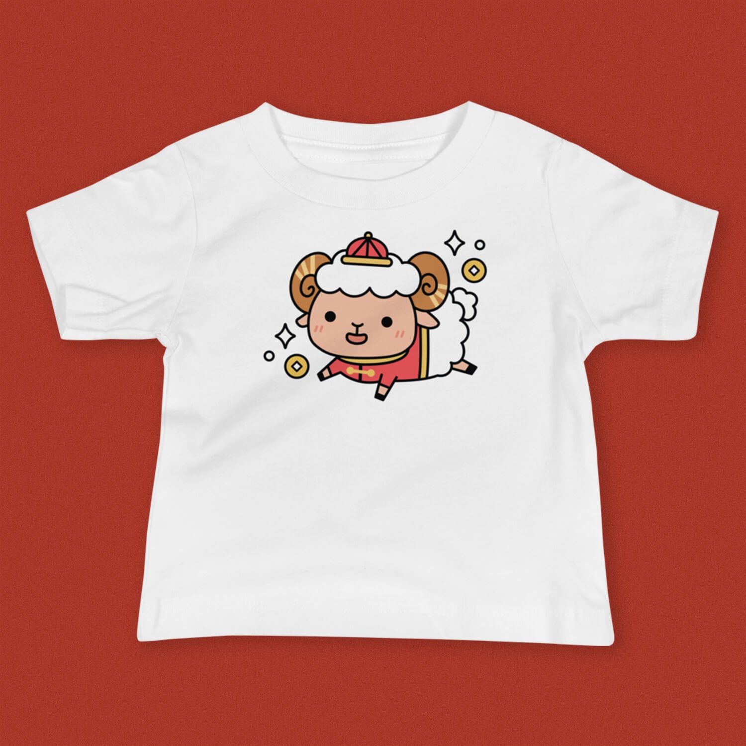 Year of the Sheep Baby T-Shirt - Ni De Mama Chinese Clothing