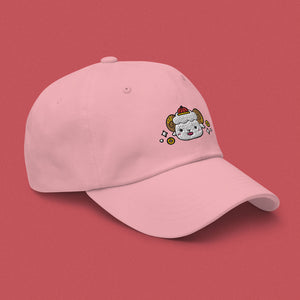 Year of the Sheep Embroidered Cap - Ni De Mama Chinese - Inspired Clothing | Pink ,